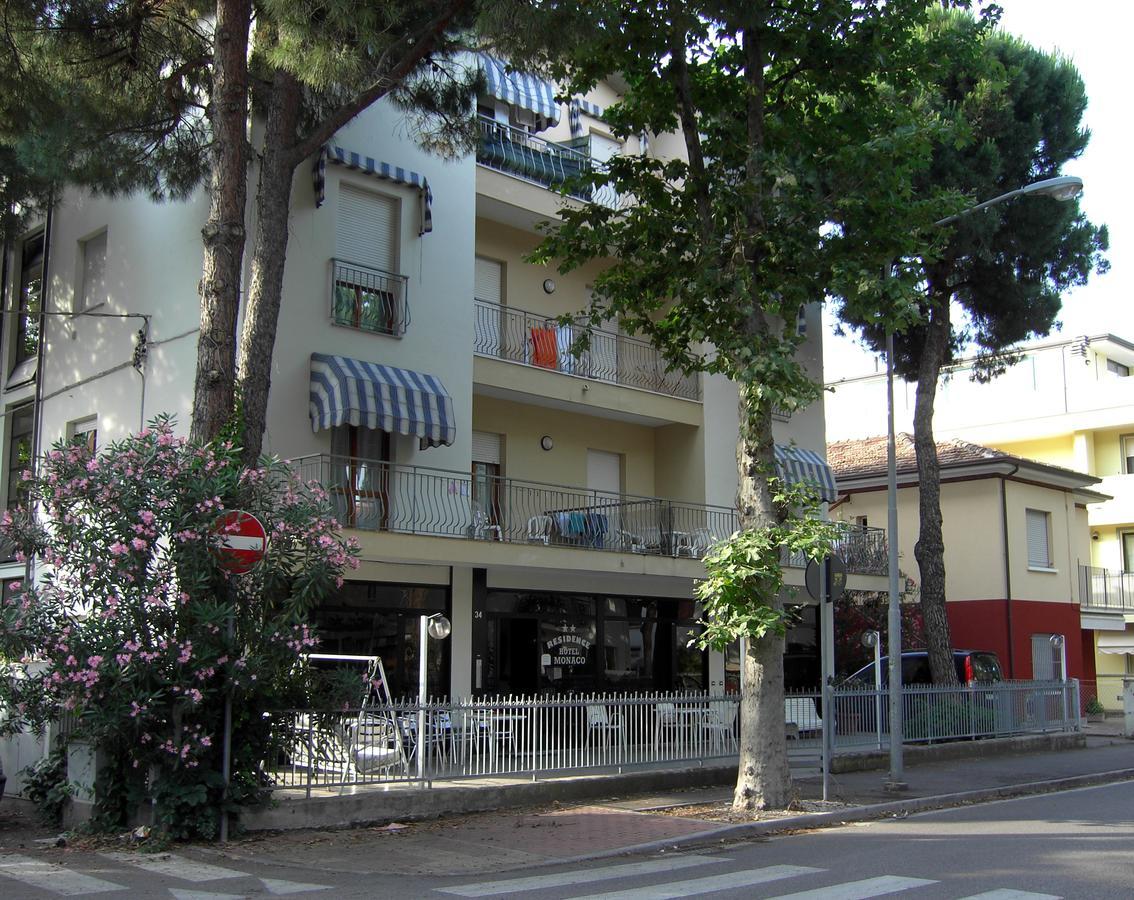 רימיני Residence Monaco Appartamenti מראה חיצוני תמונה